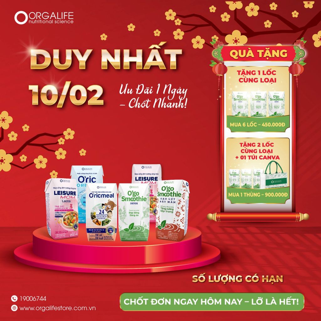 DUY NHẤT 10/02 – ƯU ĐÃI 1 NGÀY, CHỐT NHANH KẺO LỠ