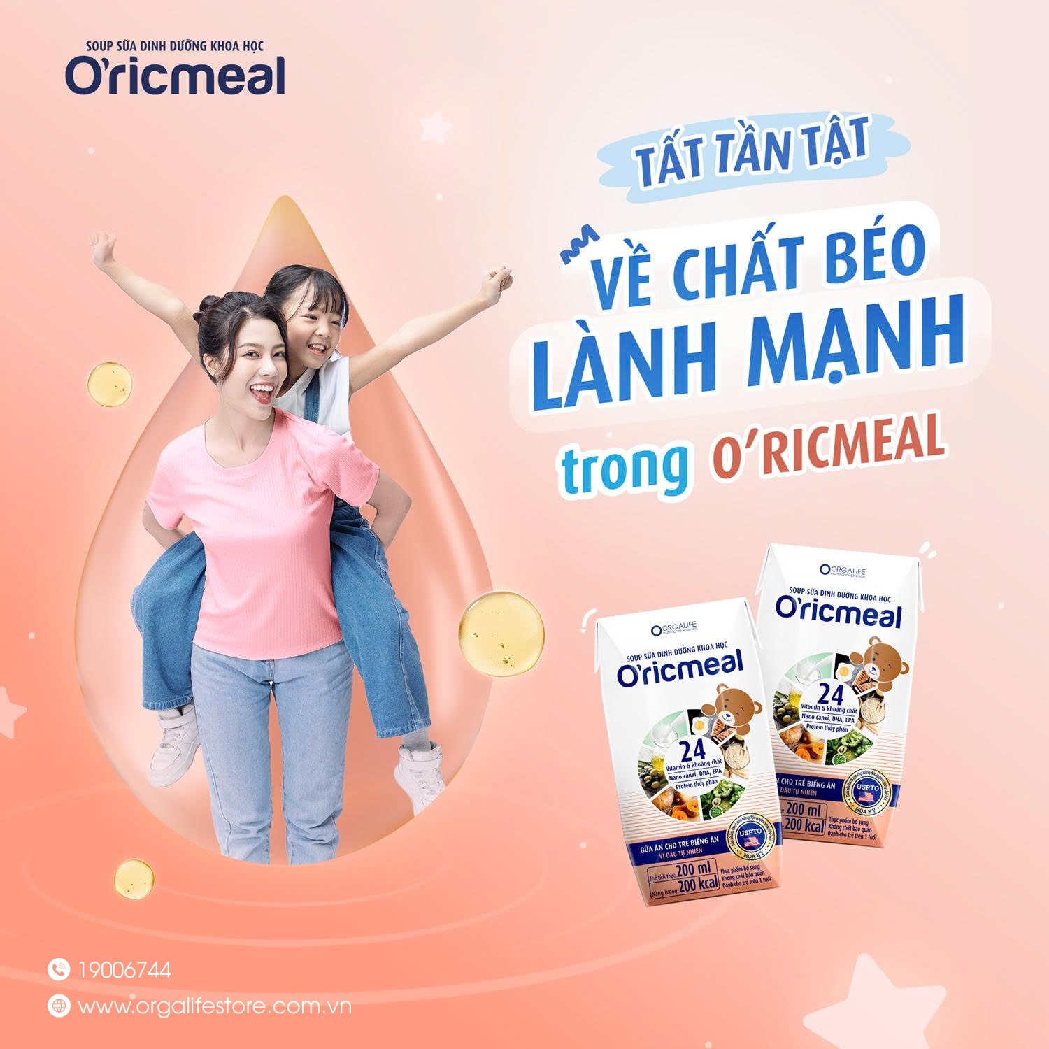 🌟 KHÁM PHÁ BÍ MẬT VỀ CHẤT BÉO TỐT TRONG O’RICMEAL – MẸ NÊN BIẾT! 🌟