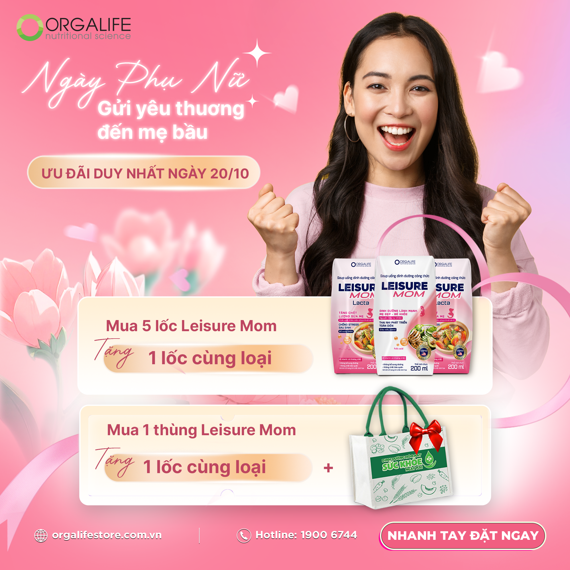 💐 NGÀY PHỤ NỮ – GỬI YÊU THƯƠNG ĐẾN MẸ BẦU 💐