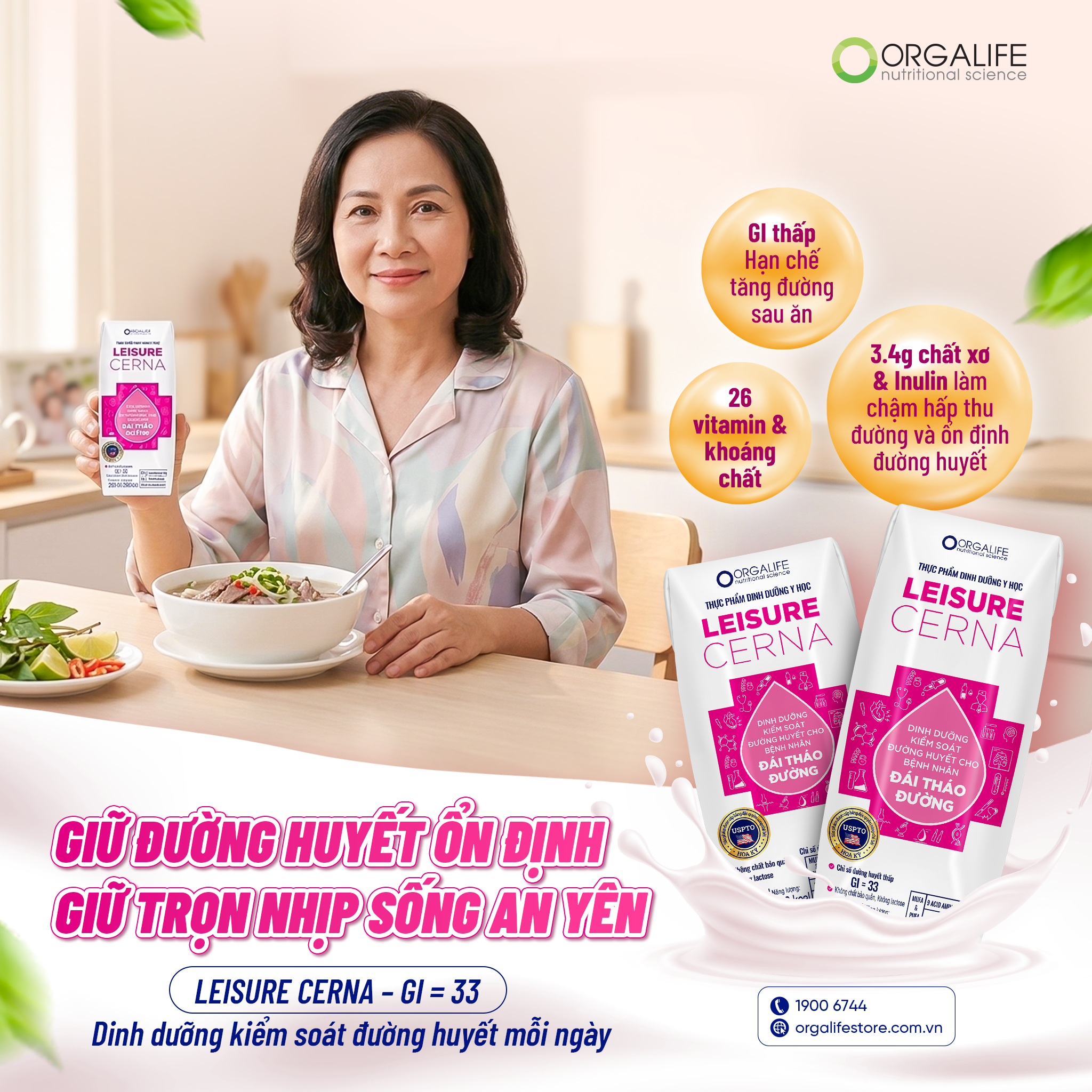 GIỮ ĐƯỜNG HUYẾT ỔN ĐỊNH – GIỮ TRỌN NHỊP SỐNG AN YÊN