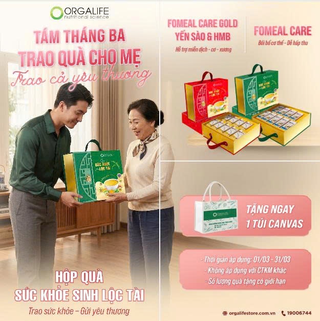 TÁM THÁNG BA – TRAO QUÀ CHO MẸ, TRAO CẢ YÊU THƯƠNG