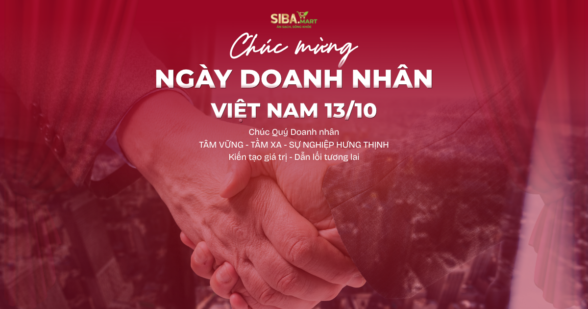 SIBA.MART chúc mừng Ngày Doanh nhân Việt Nam 13/10