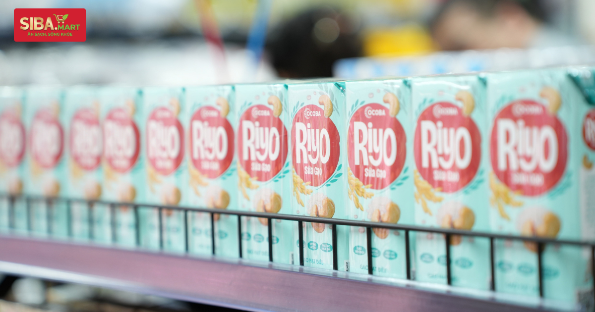 Sữa gạo RiYo tại SIBA.MART - Đổi vị ngon mỗi ngày