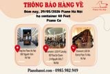 THÔNG BÁO HẠ CONTAINER 40 FEET PIANO CƠ 29/05/2026