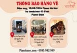THÔNG BÁO HẠ CONTAINER 40 FEET PIANO ĐIỆN 12/02/2026