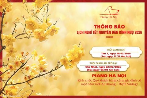 THÔNG BÁO LỊCH NGHỈ LỄ TẾT NGUYÊN ĐÁN NĂM 2026