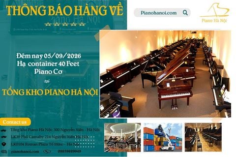 THÔNG BÁO HẠ CONTAINER 40 FEET PIANO CƠ