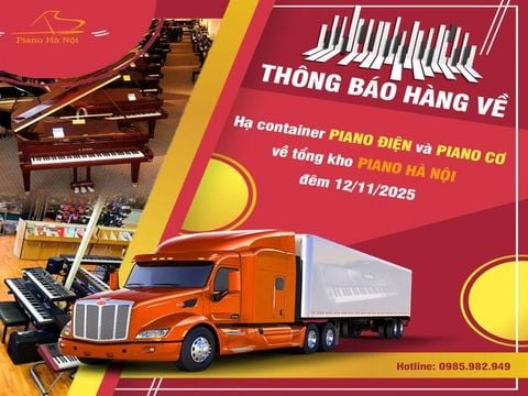 HÀNG VỀ TỔNG KHO PIANO HÀ NỘI – PIANO ĐIỆN & PIANO CƠ CẬP BẾN 12/11/2025