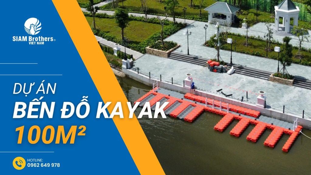 Bứt phá thời gian thi công dự án bến đậu kayak với mô-đun phao HDPE