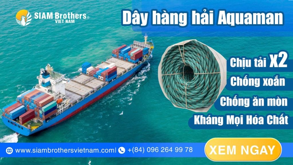 Lý do dây hàng hải Aquaman được các thuyền trưởng tin dùng trên mọi hải trình