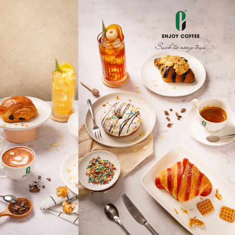 Cà phê đặc sản Cold Brew ENJOY COFFEE  pha với nước dừa – Khi tinh túy gặp thanh mát