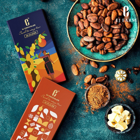 EJ Farm の Enjoy Chocolate － ベトナム産プレミアム Bean to Bar チョコレート