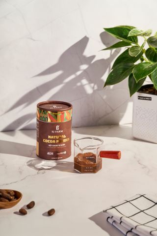 Bột Cacao Nguyên Chất EJ Farm – Sản Phẩm OCOP 4 Sao Chất Lượng Cao Từ Việt Nam