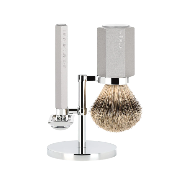 MÜHLE HEXAGON&nbsp;Shaving Set -&nbsp;S 091 M HXG PURE (Xám)