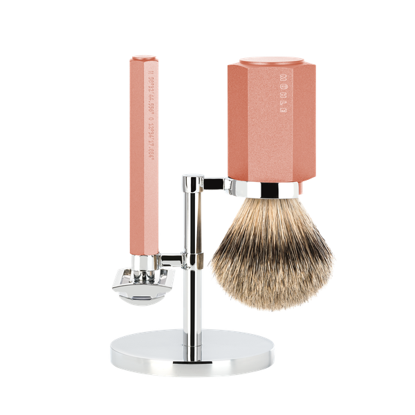 MÜHLE HEXAGON&nbsp;Shaving Set -&nbsp;S 091 M HXG SUNRISE (Hồng)