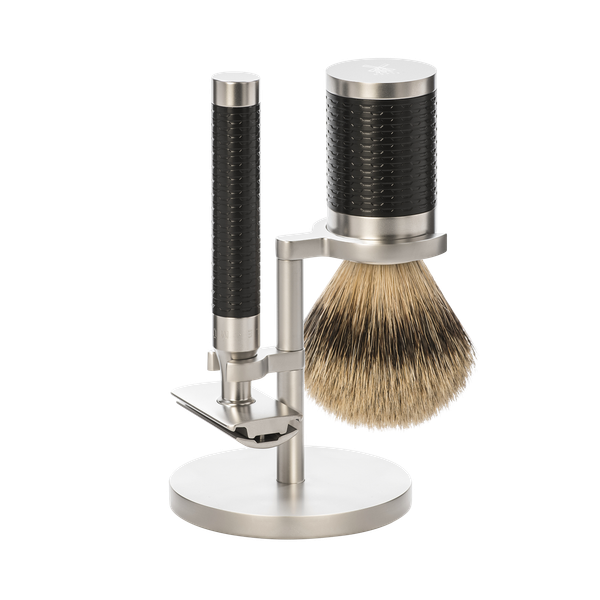 ​​​​​​MÜHLE ROCCA Shaving Set - S 091 M 96 SR (Đen - Bạc)