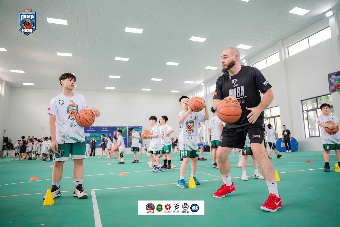 JOGARBOLA TÀI TRỢ CHO TRẠI HÈ BÓNG RỔ QUỐC TẾ - HNBA INTERNATIONAL BASKETBALL CAMP