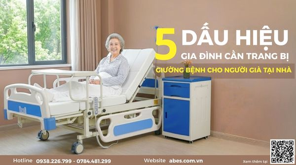5 Dấu Hiệu Cho Thấy Gia Đình Cần Trang Bị Giường Bệnh Cho Người Già Tại Nhà