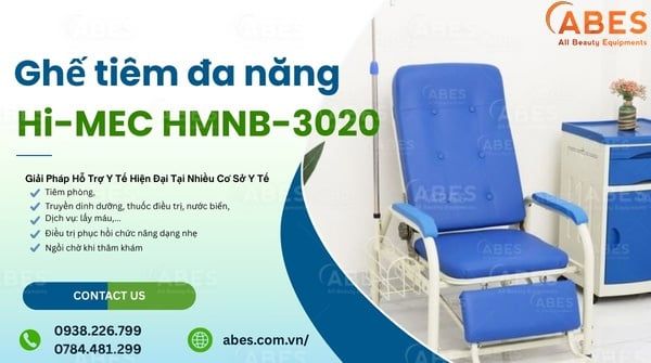 Ghế Tiêm Đa Năng Hi-MEC HMNB-3020 – Giải Pháp Hỗ Trợ Y Tế Hiện Đại