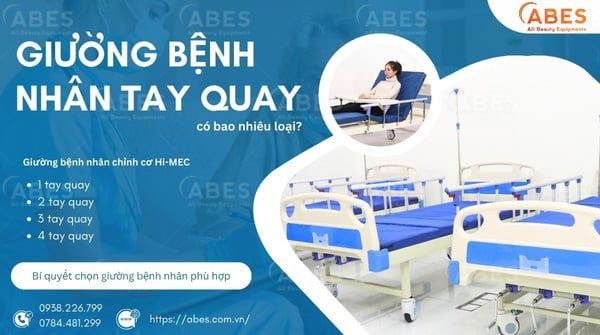 Giường Bệnh Nhân Tay Quay Hi-MEC Có Bao Nhiêu Loại? Gợi Ý Cách Chọn Giường Bệnh Nhân Phù Hợp
