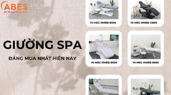 Các Loại Giường SPA Đáng Mua Nhất Hiện Nay