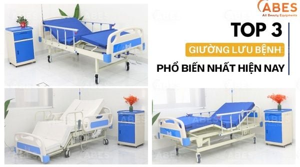 TOP 3 Giường Lưu Bệnh Được Sử Dụng Phổ Biến Nhất Hiện Nay