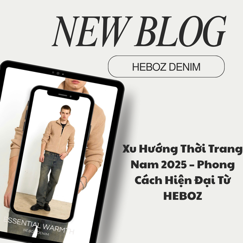 Xu Hướng Thời Trang Nam 2025 – Phong Cách Hiện Đại Từ HEBOZ