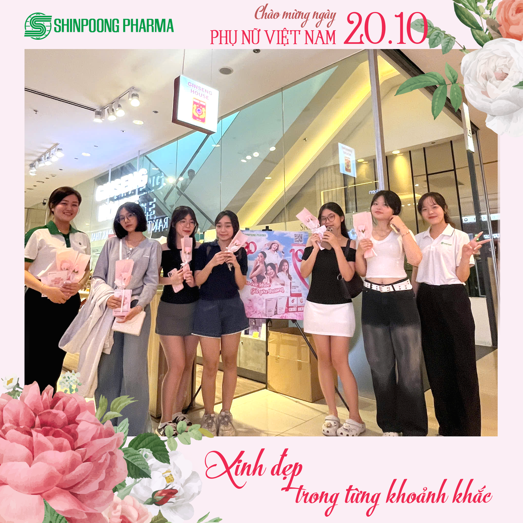 Shinpoong Pharma Lan Tỏa Yêu Thương Cùng Phái Đẹp Tại Takashimaya Nhân Ngày 20/10
