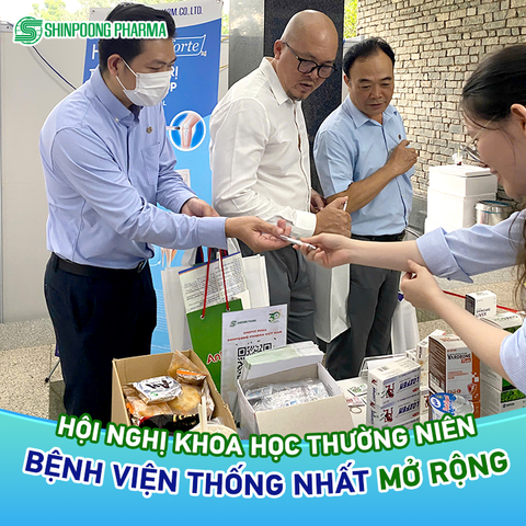 Shinpoong Pharma Đồng Hành Cùng Hội Nghị Khoa Học Thường Niên Bệnh Viện Thống Nhất