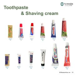 Nhà Máy Sản Xuất Kem Đánh Răng Khách Sạn Mini & Kem Cạo Râu Giá sỉ Cho Khách Về Đóng Gói