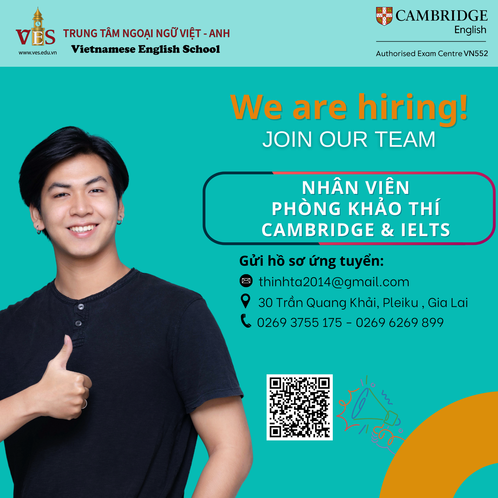 [TUYỂN DỤNG] NHÂN VIÊN PHÒNG KHẢO THÍ