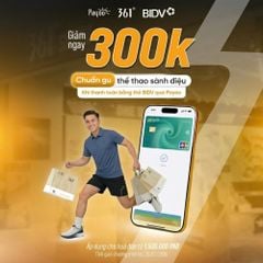 ƯU ĐÃI LỚN KHI MUA SẮM TẠI 361º SPORTS VỚI CHỦ THẺ BIDV