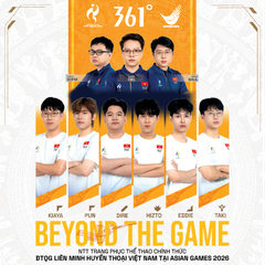 361° SPORTS CHÍNH THỨC ĐỒNG HÀNH CÙNG ĐỘI TUYỂN QUỐC GIA LIÊN MINH HUYỀN THOẠI VIỆT NAM TẠI ASIAD 20