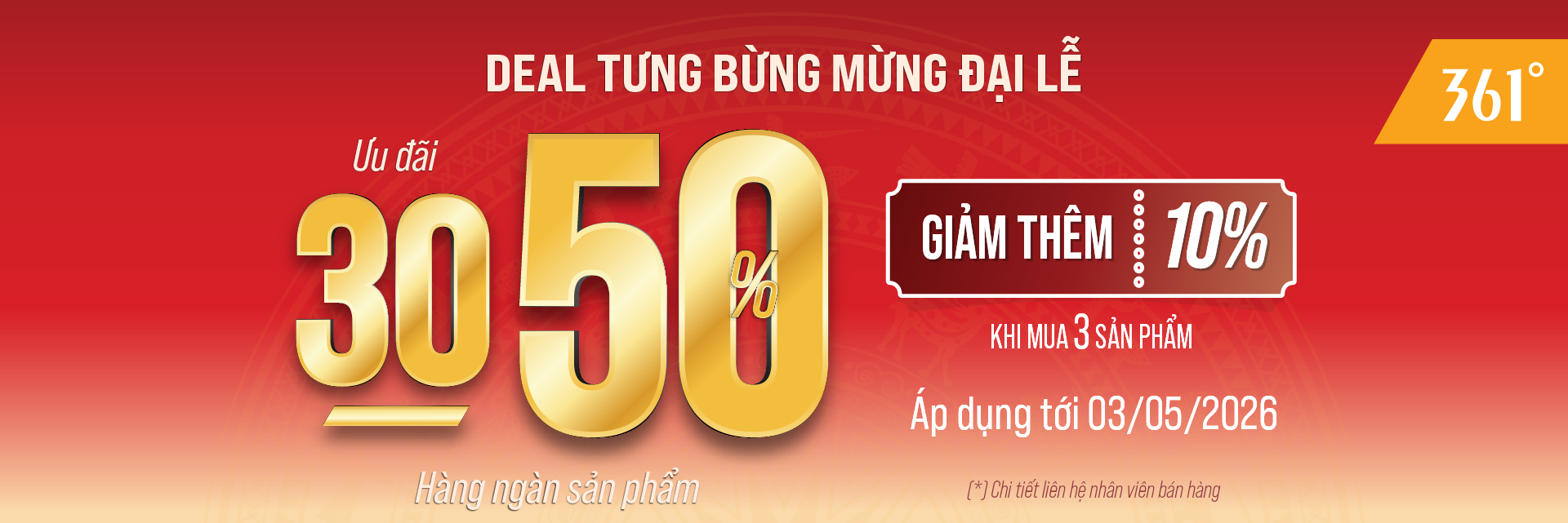 Deal Hot Mừng Đại Lễ