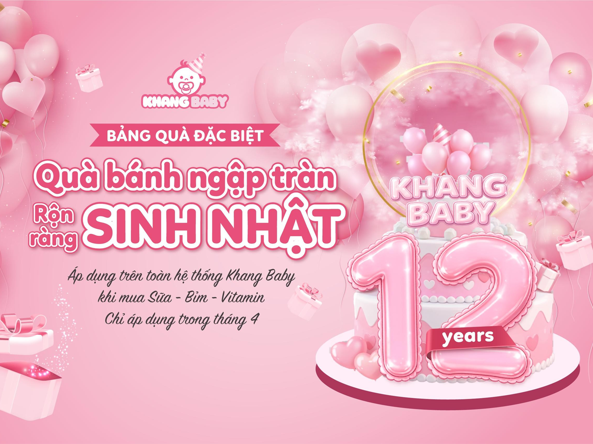 Bảng quà siêu ưu đãi chỉ áp dụng trong Tháng 4 Sinh Nhật