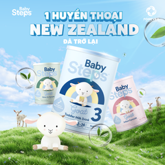 Sữa dê Baby Steps của nước nào? Có tốt không cho bé?