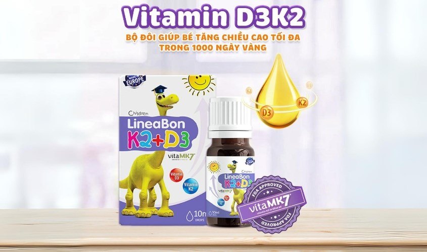 Lineabon D3 K2 uống vào thời điểm nào là hiệu quả nhất?