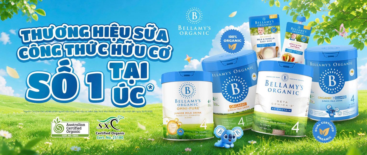 Sữa Bellamy's Organic của nước nào? Có tốt không cho bé?