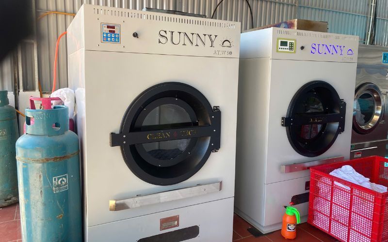 Máy sấy CN 50kg 3 pha- ga tới Thanh Thủy, Phú Thọ