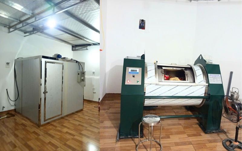 Máy giặt CN 50kg, phòng sấy CN tới Diễn Châu, Nghệ An