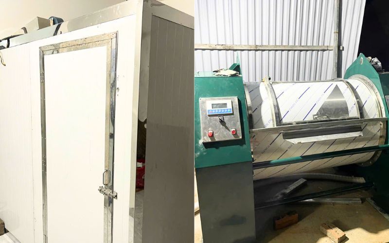 Máy giặt CN 50kg 1 pha, phòng sấy CN 1 pha tới Đại Từ, Thái Nguyên