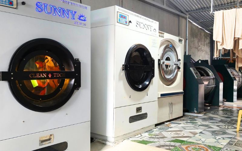 Máy sấy CN 50kg 3 pha- ga đến Thanh Thuỷ, Phú Thọ