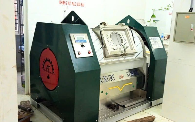 Máy giặt CN 50kg chân mềm, MS CN 50kg 3 pha-điện tới An Biên, Hải Phòng