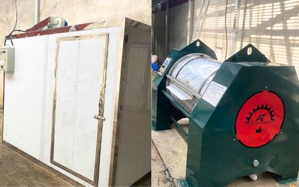 Máy giặt CN 50kg, phòng sấy CN 3 tới Bắc Hà, Lào Cai