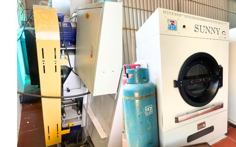 Máy sấy CN 50kg 3 pha-ga giao đến Thanh Thuỷ, Phú Thọ