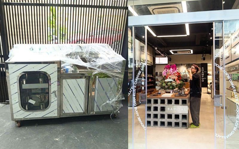 Máy giặt mũ bảo hiểm tới Hà Đông, Hà Nội