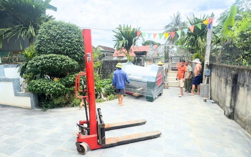 Máy giặt CN 50kg 1 pha tới Thanh Chương, Nghệ An