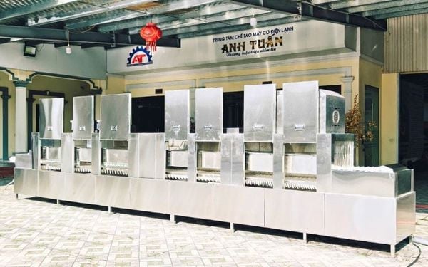 Máy rửa bát băng truyền có module sấy khô tới Đông Hưng, Hưng Yên