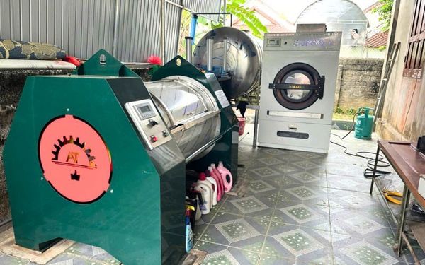 Máy giặt CN 50kg 1 pha tới Thanh Chương, Nghệ An