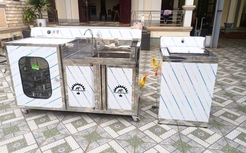 Máy giặt giầy, giặt mũ bảo hiểm tới Mỏ Cày, Bến Tre